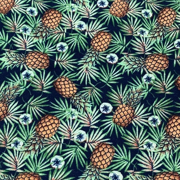 MINE Pineapple Green Tank Top Size S - Picture 3 of 7